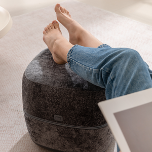 Shiatsu calefacción amasadora con batería reposapiés negro otomano inteligente dispositivo de masaje sanitario vibración masajeador de pies - Product Image 2