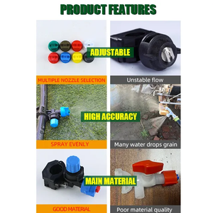 Buse de pulvérisation agricole à jet plat en plastique anti-goutte pour pulvérisateur à flèche de drone, système d'irrigation de jardin/ferme - Product Image 6