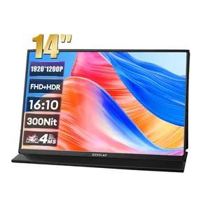 Chất Lượng Cao 14 Inch Xách Tay Chơi Game Màn Hình Với 1920*1200 USB-C Độ Phân Giải Cho Máy Tính Xách Tay PS4 Chuyển Đổi Cho Di Động Sử Dụng