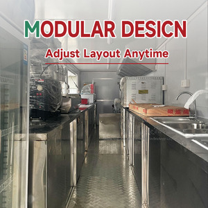 Remolque <span class=keywords><strong>de</strong></span> Comida Callejera Personalizado, Carrito Comercial para Hamburguesas, Hot Dogs, Pizza, Camión <span class=keywords><strong>de</strong></span> Comida Móvil con Cocina Completa, Dulces - Product Image 5