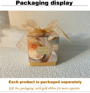 Regalo <span class=keywords><strong>de</strong></span> cartón oriental hecho a mano INS Fresh Fresia <span class=keywords><strong>pastel</strong></span> <span class=keywords><strong>de</strong></span> terciopelo rojo velas <span class=keywords><strong>de</strong></span> cera <span class=keywords><strong>de</strong></span> soja vela perfumada - Product Image 4