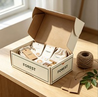 Boîte d'expédition en carton ondulé recyclable personnalisée avec logo privé, boîte d'expédition en papier pour vêtements, accessoires, cadeaux, emballage en vrac, commande