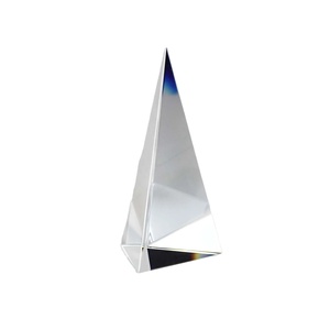 Preço de fábrica <span class=keywords><strong>BK7</strong></span> Vidro Óptico Triangular Pirâmide Prisma 6.35*12.7mm Ângulo Direito Ângulo Direito Prisma - Product Image 1