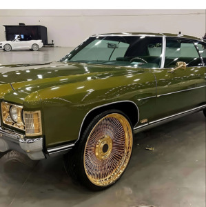 अनुकूलित 20 22 तार पहियों ने सीधे फीता क्रोम रिम तार की बात की तार पहियों - Product Image 2