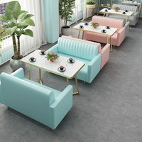 Ensembles de banquettes pour restaurants, mobilier sur mesure, canapés pour restaurants de restauration rapide, chaises et tables de traiteur
