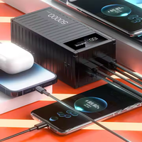 Batterie externe haute capacité 50000 mAh en forme de conteneur, charge rapide, 4 sorties USB et affichage LED – Offre spéciale