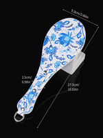 Fouet de punition en cuir à motif porcelaine bleu et blanc personnalisé pour équipement de bondage SM, jouets sexuels BDSM