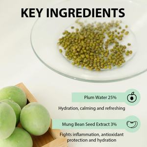 Organic <b>Cleaning</b> Products Blackhead Remover Acne Face Wash Deep <b>Cleans</b> Pore Cleansing <b>Green</b> Plum Refreshing Cleanser Gel - Product Image 5