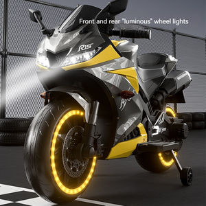 Çocuk elektrikli iki tekerlekli motosiklet binmek-on araba 12V şarj edilebilir büyük oyuncak motosiklet erken eğitim ile - Product Image 4