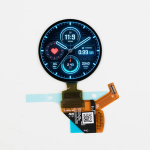 Pantalla LCD TFT Redonda <span class=keywords><strong>Super</strong></span> AMOLED de 1.2 Pulgadas, 390x390 QHD, 30.42*30.42, 390*390, Módulos LCD TFT MIPI/SPI - Product Image 1