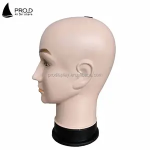 Mannequins Display Wholesale Men Hat Wigs Display Cheap Plastic PE Skin Bald Male Mannequin Head