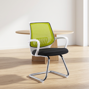 Sedia <span class=keywords><strong>da</strong></span> Ufficio Girevole per Visitatori, con Schienale Basso in Rete, Regolabile, in Polipropilene, Economica per <span class=keywords><strong>Casa</strong></span>, Ufficio, Showroom - Malesia - Product Image 4