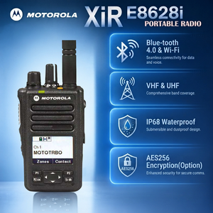 วิทยุสื่อสารดิจิตอลแบบพกพา XiR E8628i ระบบอนาล็อก VHF มาตรฐานกันน้ำ IP68 พร้อม GPS ระบบ DMR ระยะไกล - Product Image 4