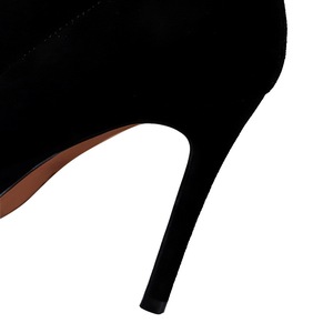Bottes hautes pour femme, grande taille 43, sexy, longues, au-dessus du genou, à talon aiguille, avec chaussettes élastiques, pour femmes - Product Image 6