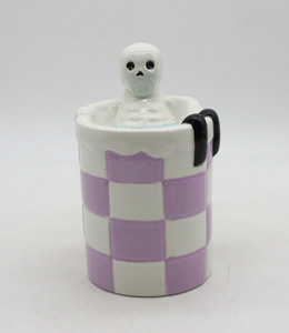 Taza de Cerámica con Diseño de Calavera de Azúcar del Día de los Muertos, 14 oz, Taza de Café Floral para Halloween, Vajilla Decorativa para Bebidas del Día de los Muertos - Product Image 3