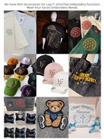 Machine à broder informatisée 1 tête 12 aiguilles pour usage commercial et domestique, avec import de motifs personnalisés et contrôle simple, pour broderie de casquettes/T-shirts