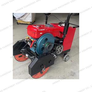 Machine de découpe de route pour scie d'asphalte à double lame 25HP - Product Image 1