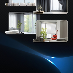 แผงม่านอัจฉริยะ ZigBee ลายขนนก Moes Tuya แผงสัมผัสป้องกันแสงสะท้อนทำงานได้กับ Alexa Google Home - Product Image 4