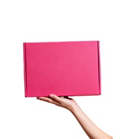 Boîtes d'emballages plates en carton d'expédition simple avec logo personnalisé Boîtes d'emballages en carton ondulé d'enveloppe kraft