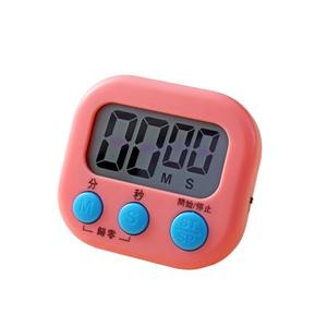 Js-118 ตัวจับเวลาในครัว 60 นาที นับถอยหลัง จอแสดงผลขนาดใหญ่ นาฬิกาปลุกอิเล็กทรอนิกส์ ใช้งานง่าย ควบคุมด้วยระบบสัมผัส สำหรับทำอาหาร ใช้สำหรับนักเรียน - Product Image 1