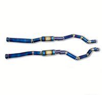 Système d'échappement Catback Valvetronic en alliage de titane pour Mercedes-Benz W222 S63 2010-2019, système de modification de course haute performance Tuni