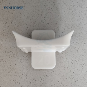 Tampilkan lompat aksesoris 20mm kedalaman UV tahan kuda lompat cangkir plastik putih keselamatan cangkir untuk penunggang kuda lompat sayap - Product Image 3