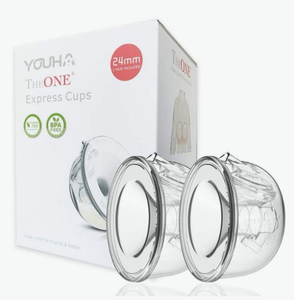 ถ้วยเก็บน้ำนม <span class=keywords><strong>YOUHA</strong></span> รุ่นใหม่ ขนาด 24 มม. และ 28 มม. ใช้ได้กับเครื่องปั๊มน้ำนมทุกชนิด - Product Image 1