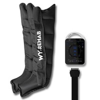 Bottes de compression pneumatique rechargeables VU OEM à 6 chambres pour la prévention de la thrombose veineuse profonde