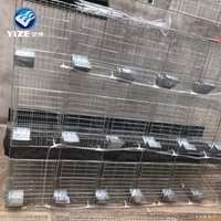 Offre Spéciale : Cages à Lapins Industrielles 24 Portes / Cages à Lapins à Vendre Empilables pour l'Élevage Commercial, 4 Niveaux, 24 Alvéoles