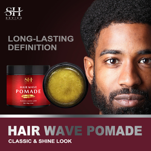Private Label Wave Pomade For Men Non-flaking Strong Hold Hair Styling Edge Control Hair pomata Wax per <span class=keywords><strong>capelli</strong></span> ricci - Product Image 4