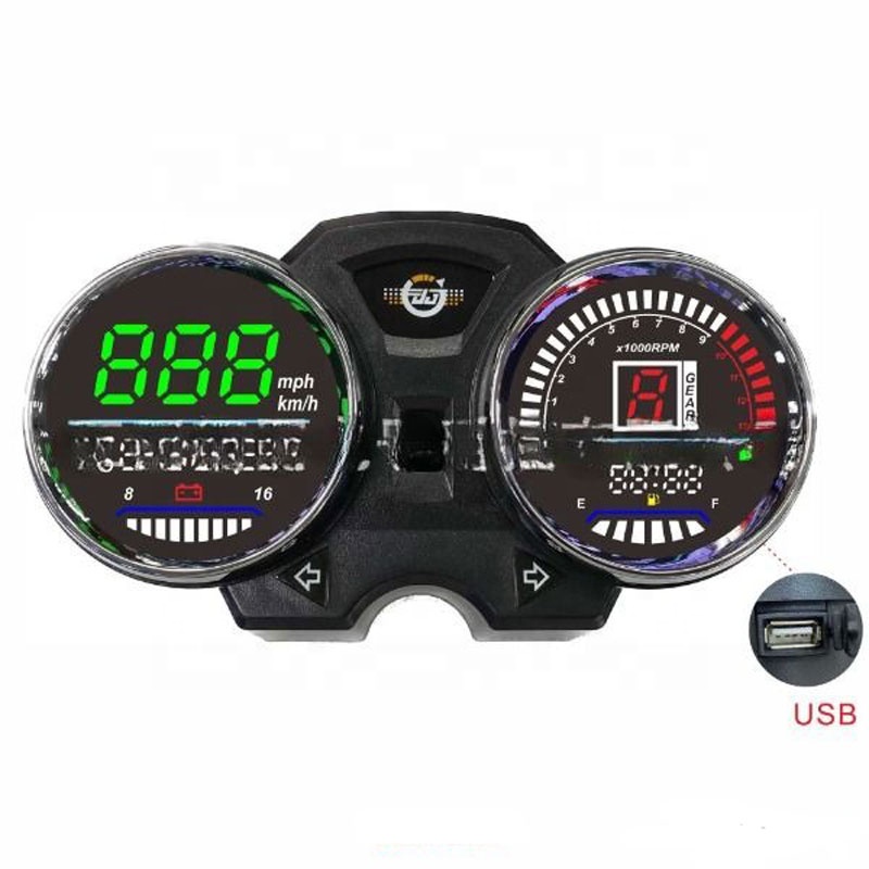 EN125 GN125 GN150 Speedometer DIgital, Speedometer sepeda motor Digital 125cc 150cc GS125