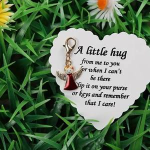 Porte-clés Ailes d'Ange en Métal Thème Rédemption Cœur d'Ange, Souvenir pour Activités Religieuses, Pendentif pour Téléphone Portable - Vente Chaude - Product Image 4