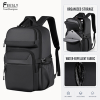 Sac à dos pour ordinateur portable imperméable et durable, multi-poches, grande capacité, pour les voyages et le travail