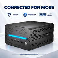 Ordinateur de bureau gaming AMD Ryzen 5 7600X RTX 3060 12 Go Mini PC DDR5 Double emplacement M.2 PCIe 4.0 WiFi 7 avec refroidissement dédié CPU et GPU