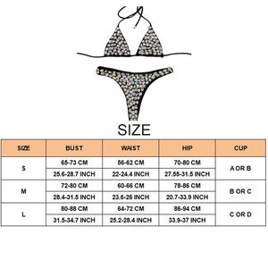 Très Brillant <span class=keywords><strong>De</strong></span> Mode Belle Chaîne <span class=keywords><strong>2</strong></span> Pièce Strass Sexy <span class=keywords><strong>de</strong></span> luxe diamant bikinis push up - Product Image 4