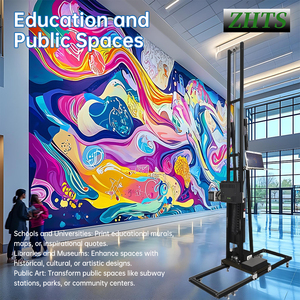 Testa <span class=keywords><strong>di</strong></span> <span class=keywords><strong>stampa</strong></span> XP600 con stampante a getto d'inchiostro murale ad alta precisione per progetti decorativi grafici personalizzati stampati su materiale flessibile - Product Image 4
