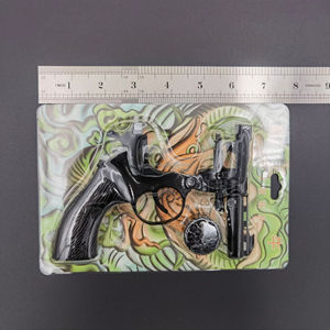 HLC - Pistola de Juguete de Vaquero Personalizada para Fiestas de Halloween, <span class=keywords><strong>Armas</strong></span> de Juguete, Accesorios para Disfraces y Fiestas - Product Image 6