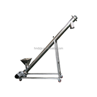 Convoyeur à vis en acier inoxydable DZJX Twisting Dragon pour tuyaux de ciment et moulin, résistant au feu et durable, vitesse réglable