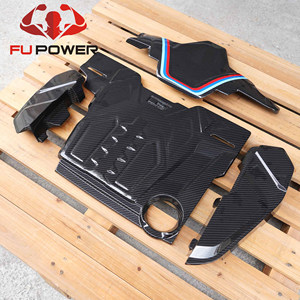 Pour F90 M5, garniture de compartiment moteur en fibre de carbone sèche, finition polie Fupower - Product Image 1
