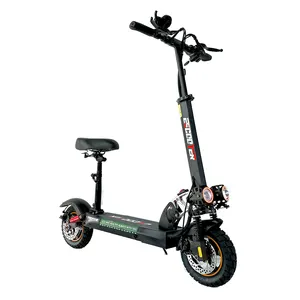 Magazzino ue USA Dropshipping stock 10 pollici pieghevole 48V 16AH 800W potenti scooter elettrici a 2 ruote per adulti con sedile