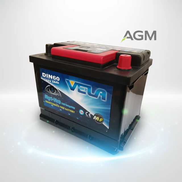 DIN60 L2 12V 60Ah Start-Stop AGM Free Maintenance Car Battery for Golf Carts & Power Tools