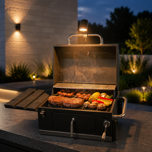 BBQ Grill Light COB LED Rechargeable 300 Lumens 4000K Warm White USB C 2000mAh IP65 Waterproof 3 Modes Hanging Clamp Portable - Product Image 6