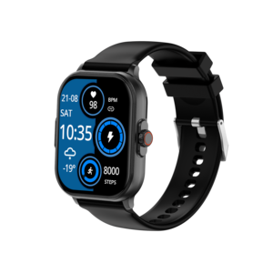 Smartwatch met groot scherm Heren Dames Waterdicht Hartslag Bloeddrukmeting Smartwatch voor heren voor IOS en Android - Product Image 4