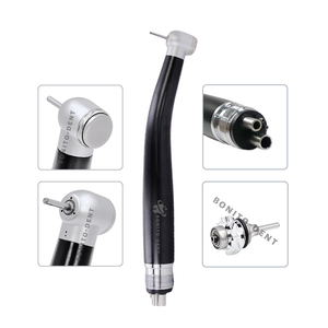 Kleurrijke Tandheelkundige Handstuk Hoge Snelheid Max1 Drukknop Tandheelkundige Luchtturbine Anti-Zuiging Handstuk Enkele Water Spray 2/4 Gaten - Product Image 3