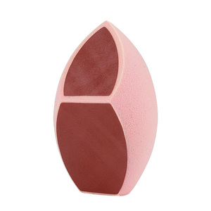 Nueva Esponja de Maquillaje de Moda, Esponja Mezcladora de Maquillaje de Cuero Sintético con Huella Dactilar, Multicolor - Product Image 2