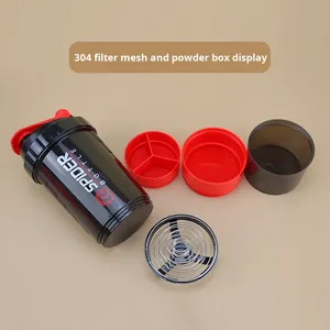 Copo Misturador de Proteína em Material PP para Homens e Mulheres, Fitness, Esportes, Viagem, Bebida Direta, Grande Capacidade - Product Image 4