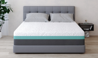Matelas en mousse à mémoire de forme 12 pouces Queen King Size Visco Gel Ressort 30cm Rouleau de matelas en mousse pure ferme dans une boîte Colchon Custom