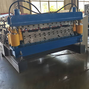 Machine de formage à froid de profilés de toiture, machine de formage à froid de profilés en acier à double couche - Product Image 6