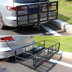 <span class=keywords><strong>Porte</strong></span>-bagages arrière de voiture pliable à fixation sur attelage, capacité 360 LBS, pour chargement sur le dessus de la voiture - Product Image 4