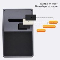 Boîte de rangement pour accoudoir de voiture en cuir Nappa, organiseur d'accoudoir avec porte-mouchoirs, extension universelle pour console centrale de voiture
